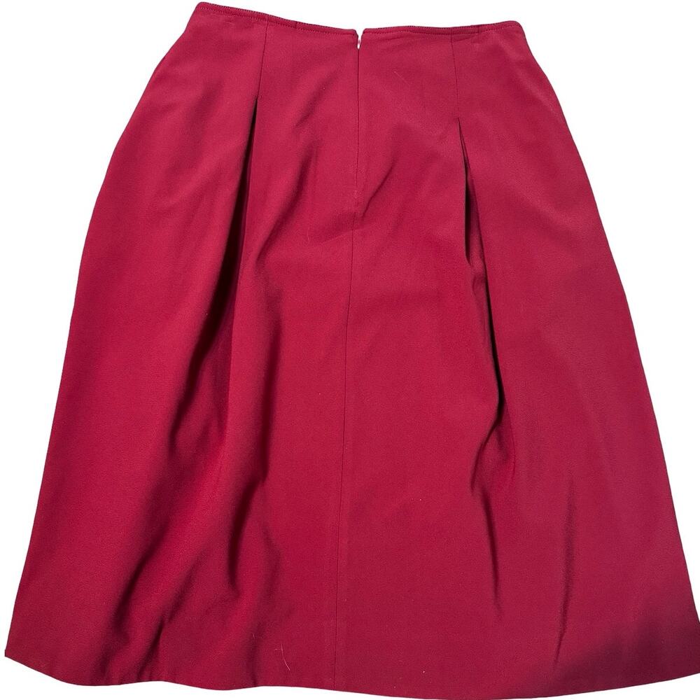 White House Black Market Women's Red Skirt Size: 12 - Picture 2 of 4
